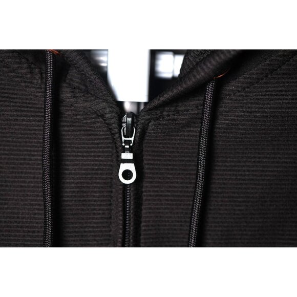 New! BEBE SPORT RIB MIX JACKET 22% SPANDEX BLACK | MEDIUM | BB2442A | MSRP $99 - Picture 2 of 12